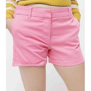 J. Crew pink, 3” shorts